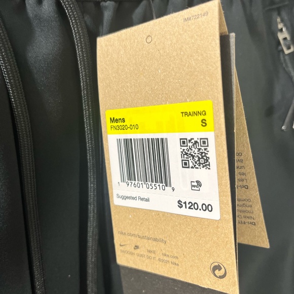 Nike A.P.S Dri-Fit ADV Versatile Stealth Sport Trousers Black FN3020-010 Men’s S - Picture 6 of 9